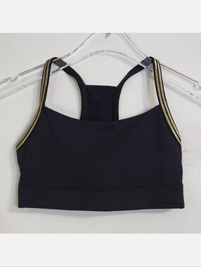 🆓️ W/ $45 Purchase! Old Navy Active Toddler Girl Black Sports Bra, Size 4/5 🆕